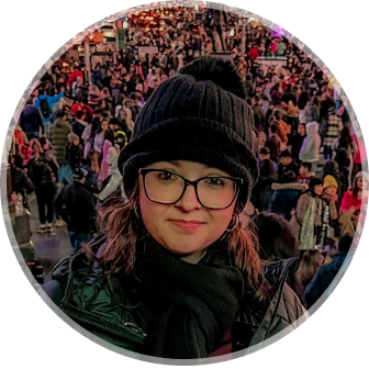 Foto de Mayara em NY na Times Square